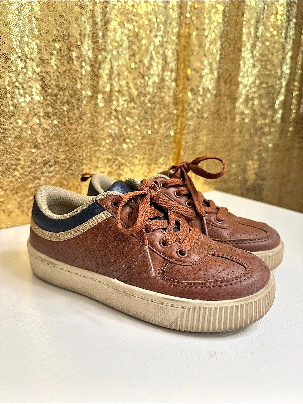 carter's Boy’s Sneakers Brown & Blue Size 13